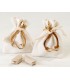 Pulsera piel símbolo infinito con bolsa