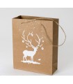Bolsa Kraft con asas 20x25 cm
