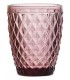 Vaso tallado Virginia morado 27 cl