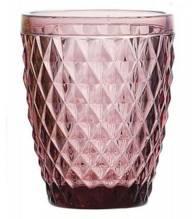 Vaso tallado Virginia morado 27 cl