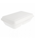 Box rect. 2 compart. 16,5x22,5x6,4 cm - blanco