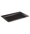 FUENTE RECTANGULAR NEGRA STONEWARE 34x22