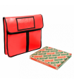 BOLSA TRANSPORTE PIZZA 41 CM 43x45x13 CM ROJO VINILO (1 UNID.) - 148.36