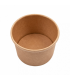 TARRINAS +TAPAS 240 ML - Ø9/7,5x6 CM NATURAL KRAFT