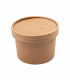 TARRINAS +TAPAS 240 ML - Ø9/7,5x6 CM NATURAL KRAFT