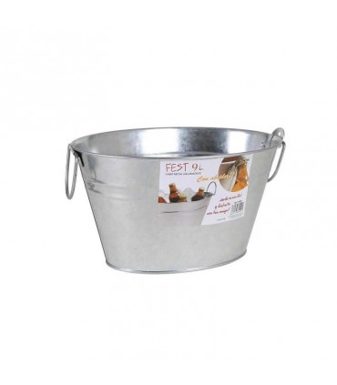 Cubo metal galvanizado ∅26x36,3x20,2 cm