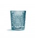 Vaso tallado Hobstar Azul 35cl
