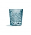 Vaso tallado Hobstar Azul 35cl