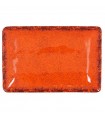 BANDEJA RECT. NARANJA GUAYABA 30x21x3.5cm