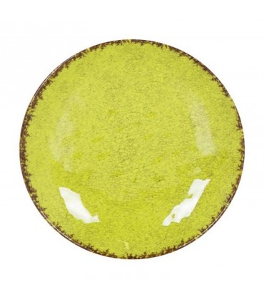PLATO POSTRE PISTACHO GUAYABA 21.5x3cm