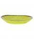 BANDEJA OVAL PISTACHO GUAYABA 28x21x4cm