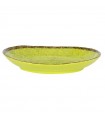 BANDEJA OVAL PISTACHO GUAYABA 28x21x4cm