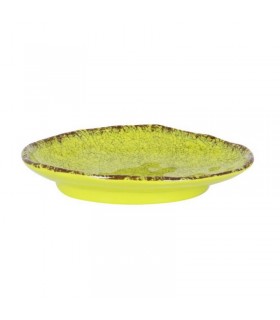 BANDEJA OVAL PISTACHO GUAYABA 20x14x3cm