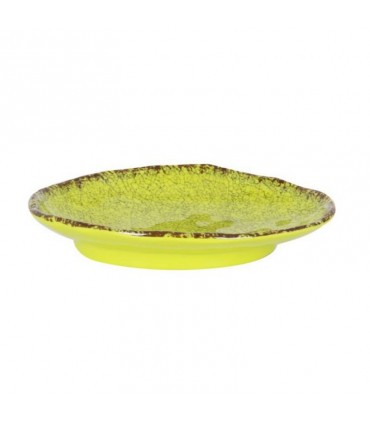 BANDEJA OVAL PISTACHO GUAYABA 20x14x3cm