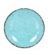 PLATO POSTRE AZUL GUAYABA 21.5x3cm