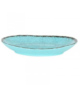 BANDEJA OVAL AZUL GUAYABA 28x21x4cm