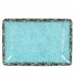 BANDEJA RECT. AZUL GUAYABA 30x21x3.5cm