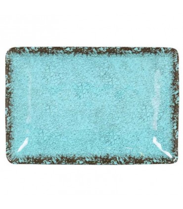 BANDEJA RECT. AZUL GUAYABA 25x17x3.5cm