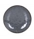 PLATO POSTRE GRIS GUAYABA 21.5x3cm