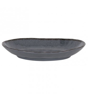 BANDEJA OVAL GRIS GUAYABA 225x16.5x4cm