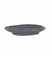 BANDEJA OVAL GRIS GUAYABA 20x14x3cm