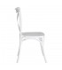 IX- Silla polipropileno blanca 48,50x43x91 cm