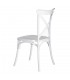IX- Silla polipropileno blanca 48,50x43x91 cm