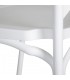 IX- Silla polipropileno blanca 48,50x43x91 cm