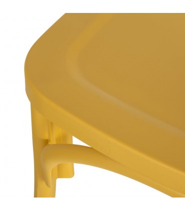 IX- Silla polipropileno amarilla 48,50x43x91 cm