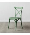 IX- Silla polipropileno verde 48,50x43x91 cm