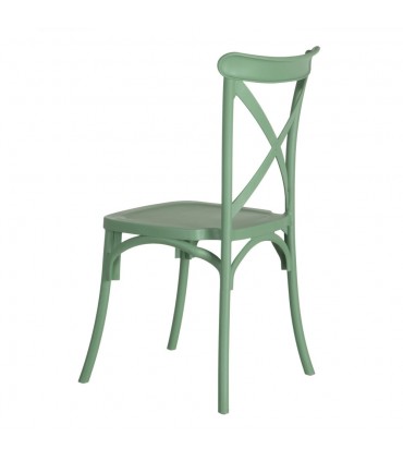 IX- Silla polipropileno verde 48,50x43x91 cm