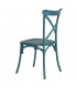 IX- Silla polipropileno azul 48,50x43x91 cm