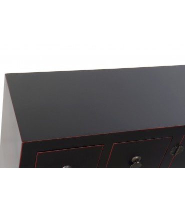 IT- Mueble TV oriental negro