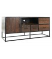 IT- Mueble TV madera reciclada de mango 135x42x61 cm