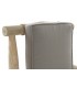 Butaca-sillón teka tejido gris