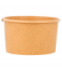 TARRINAS HELADOS 240 ML 250 + 18 PE G/M2 Ø9,4x5,5 CM MARRÓN CARTONCILLO (2000 ud)