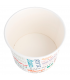 TARRINAS 'PAROLE' 1000 ML 300 + 18 PE G/M2 Ø13,5x10,4 CM BLANCO CARTONCILLO (2000 ud)