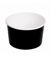 ENSALADERAS 480 ML 300 + 18 PE G/M2 Ø11,1/9,5x7 CM NEGRO CARTÓN (500 ud)