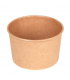 ENSALADERAS 480 ML 300 + 18 PE G/M2 Ø11,1/9,5x7 CM NATURAL KRAFT (500 ud)