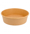 ENSALADERAS 500 ML 300 + 18 PE G/M2 Ø15/12,8x4,5 CM NATURAL KRAFT (300 ud)