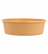 ENSALADERAS 500 ML 300 + 18 PE G/M2 Ø15/12,8x4,5 CM NATURAL KRAFT (300 ud)