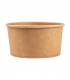 ENSALADERAS 1000 ML 320 + 18 PE G/M2 Ø15/12,9x8 CM NATURAL KRAFT (300 ud)