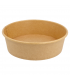 ENSALADERAS 1300 ML 340 + 18 PE G/M2 Ø 18,7/16x7 CM NATURAL KRAFT (300 ud)