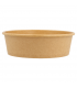 ENSALADERAS 1300 ML 340 + 18 PE G/M2 Ø 18,7/16x7 CM NATURAL KRAFT (300 ud)