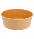 ENSALADERAS 1300 ML 340 + 18 PE G/M2 Ø 18,4/16x6,6 CM NATURAL KRAFT (300 ud)