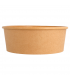 ENSALADERAS 1300 ML 340 + 18 PE G/M2 Ø 18,4/16x6,6 CM NATURAL KRAFT (300 ud)