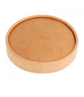 TAPA PARA ENSALADERA Ø18,4 CM MARRÓN KRAFT