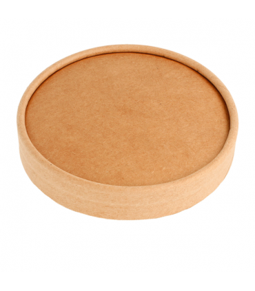 TAPA PARA ENSALADERA Ø18,4 CM MARRÓN KRAFT