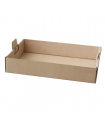 Bandejas de transporte apilables cartón Kraft 54,5x38,5x9,5 cms