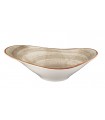 BOWL OVAL 27X18CM TERRAIN BROWN